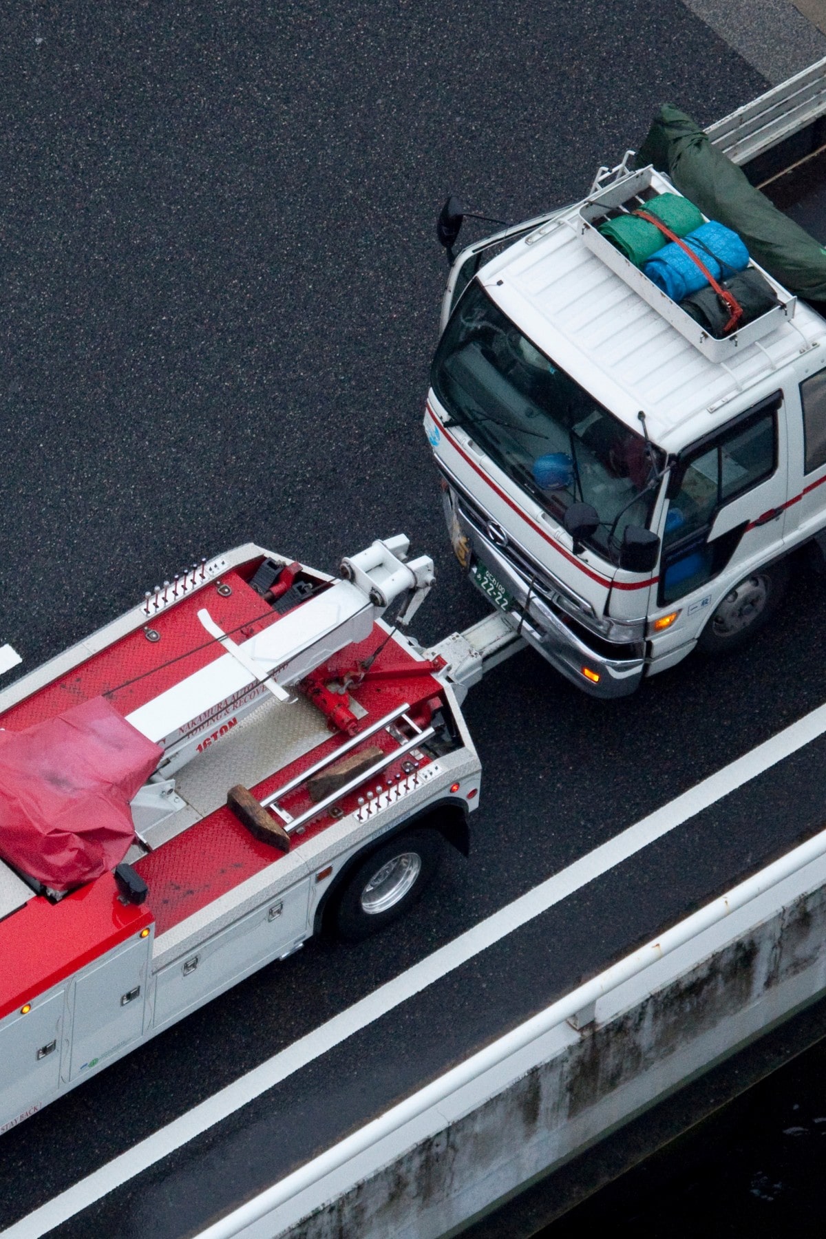  Remorquage d’un véhicule léger en bordure de route à Saint-Lazare