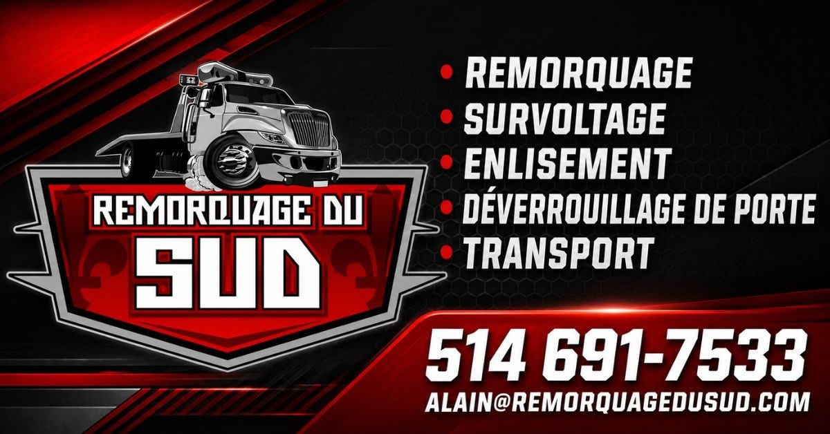 Bannière Remorquage du sud